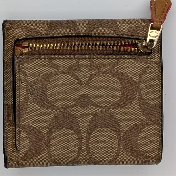 Coach Wallet Bundle Floral Bifold KeyCase Jacquard Wristlet Signature Canvas Lot - Picture 5 of 16